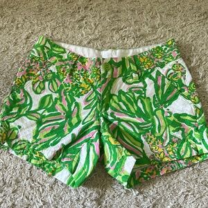 Floral Lily Pulitzer Shorts size 0